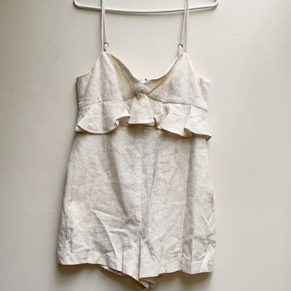 BCBG Cream Romper